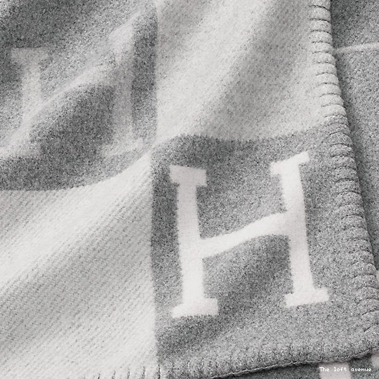 WOOL HERMES THROW CLASSIC BLANKET 0822